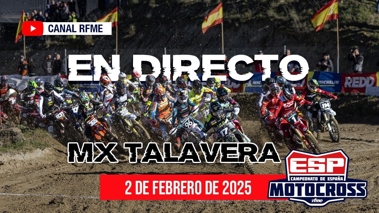 MX Talavera. ¡En directo! Campeonato de España de Motocross 2025.