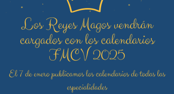 ¡Calendarios FMCV 2025!