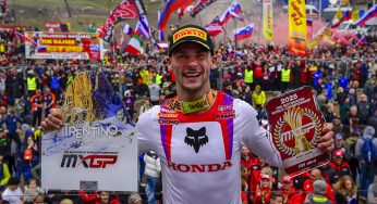¡GAJSER Y ADAMO ENTUSIASMAN A LAS MULTITUDES CON SU VICTORIA EN EL MONSTER ENERGY MXGP DE TRENTINO!