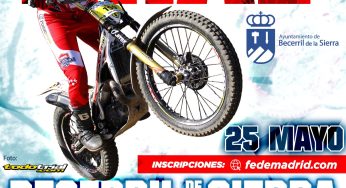 BECERRIL DE LA SIERRA, NUEVA PARADA DEL MADRILEÑO DE TRIAL DE MODERNAS Y DE LA COPA INFANTIL