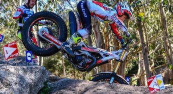 Los pilotos de Trial disfrutan en Chella