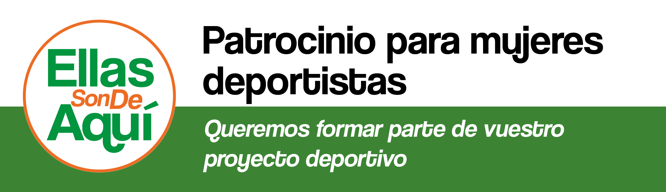 Patrocinio Mujeres deportistas – FAM