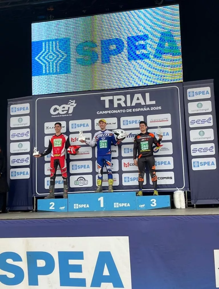 Rodri Marchal y Victor del Blanco podium en el primer CET del año. – FMPA