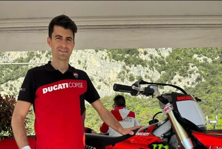 Marco Maddii, gerente de equipo Ducati MX: «En el internacional para subir al podio»