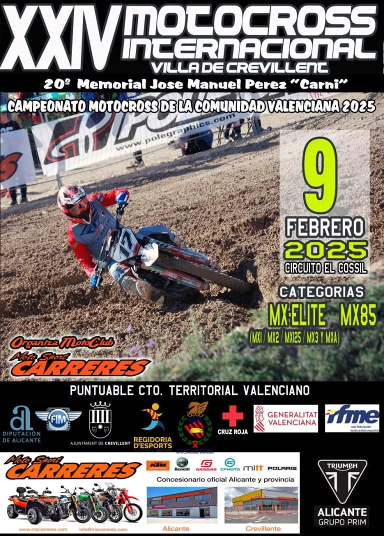 El Motocross de Crevillent, plagado de estrellas