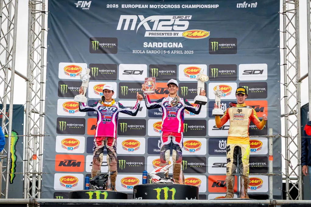 EMX125 Podium