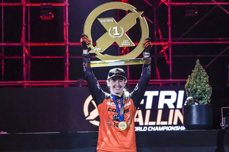 Berta Abellán, primera Campeona del Mundo de X-Trial Femenino