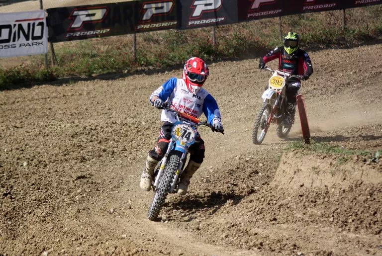 Vintage de motocross italiano. Prueba penúltima a Fara Vicentino