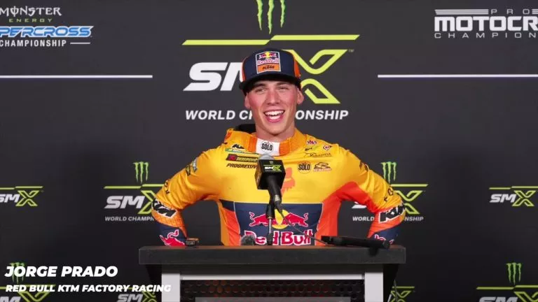 2026 Anaheim 1 Supercross – Podium de Jorge Prado